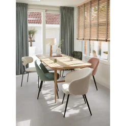 Kwantum Eetkamerstoelen*Stoel Bergen Off-White Offwhite