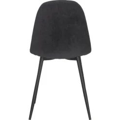 Kwantum Eetkamerstoelen*Stoel Napoli Zwart ZwartSS24