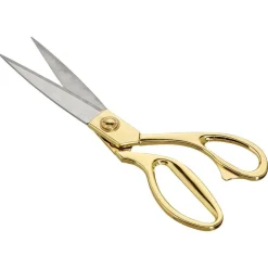 Kwantum Stoffen*Stofschaar Helga Goud Zilver