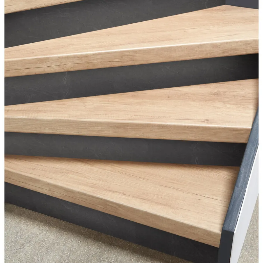 Kwantum Traprenovatie & Trapbekleding*Stootbord Concrete Antraciet 2st - 90cm