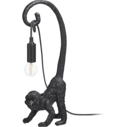 Kwantum Tafellampen*Tafellamp Aap Zwart