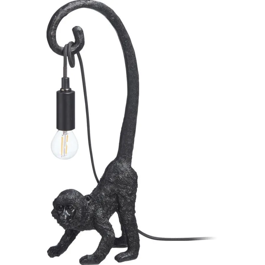 Kwantum Tafellampen*Tafellamp Aap Zwart