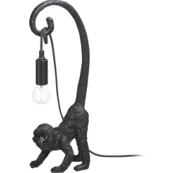 Kwantum Tafellampen*Tafellamp Aap Zwart