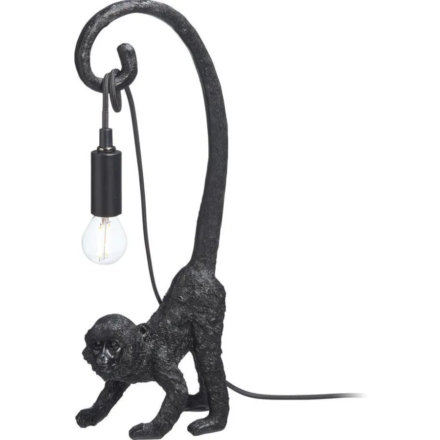Kwantum Tafellampen*Tafellamp Aap Zwart