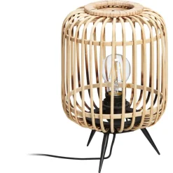 Kwantum Tafellampen*Tafellamp Bia Zwart Naturel