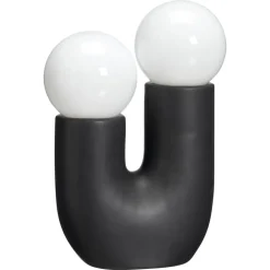 Kwantum Tafellampen*Tafellamp Oberon Zwart