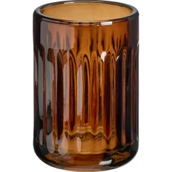 Kwantum Badkameraccessoires*Tandenborstelhouder Ribbel Amber
