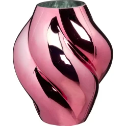 Kwantum Vazen & Potten*Vaas Metallic Roze 15x20 Cm