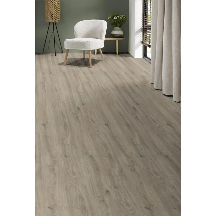 Kwantum Vinyl Vloeren*Vinyl Hugo Grijs Eiken Je berekent hoeveel meters je nodig hebt door lengte en breedte in te vullen