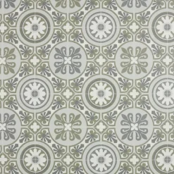 Kwantum Vinyl Vloeren*Vinyl Macon Groen Tegellook Je berekent hoeveel meters je nodig hebt door lengte en breedte in te vullen