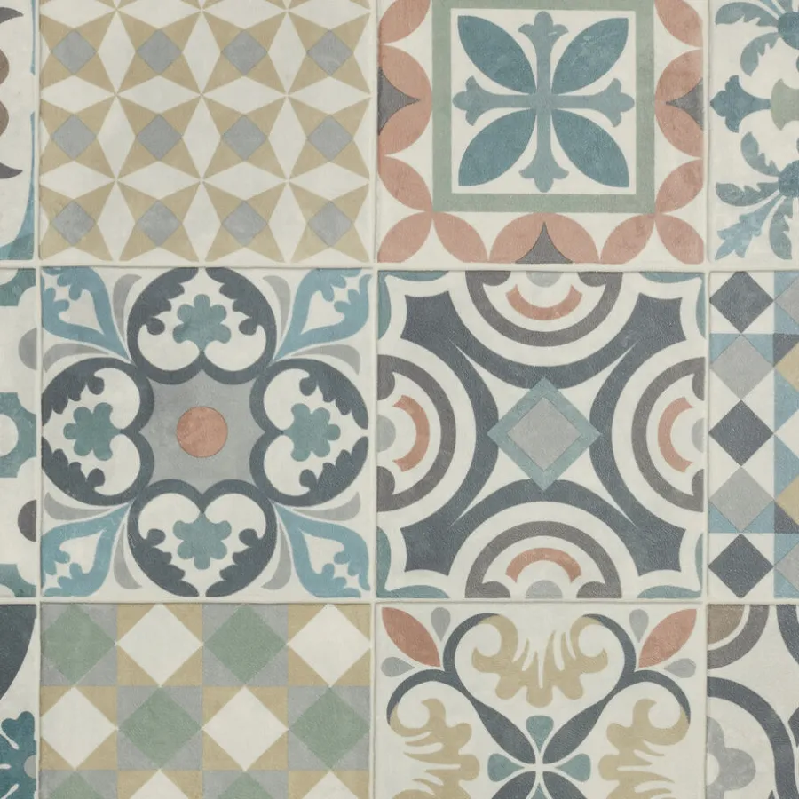 Kwantum Vinyl Vloeren*Vinyl Mesa Tegellook Je berekent hoeveel meters je nodig hebt door lengte en breedte in te vullen