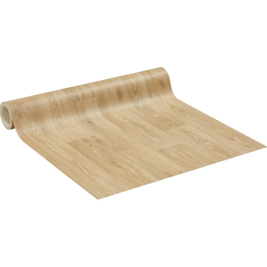 Kwantum Vinyl Vloeren*Vinyl Midway Eiken Je berekent hoeveel meters je nodig hebt door lengte en breedte in te vullen