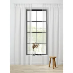 Kwantum Vouwgordijnen|Vitrages*Vitrage Eva Wit