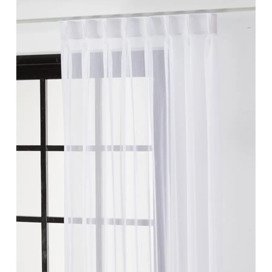 Kwantum Vitrages|Gordijnen*Vitrage Viola Wit 150 Cm 150CM