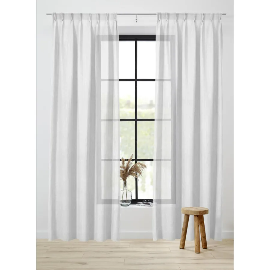 Kwantum Vitrages|Gordijnen*Vitrage Viola Wit 150 Cm 150CM