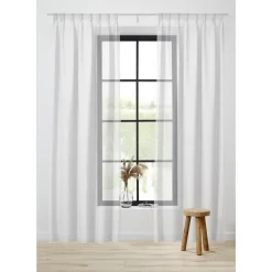 Kwantum Vouwgordijnen|Vitrages*Vitrage Violet Wit