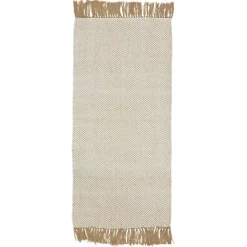 Kwantum Vloerkleden|Vloerkleden Woonkamer*Vloerkleed Buna Naturel Wit