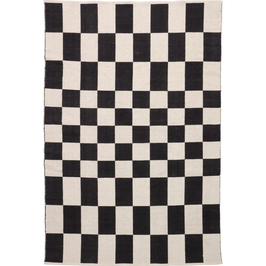 Kwantum Vloerkleden Woonkamer|Vloerkleden Kinderkamer*Vloerkleed Damon Wit/Zwart