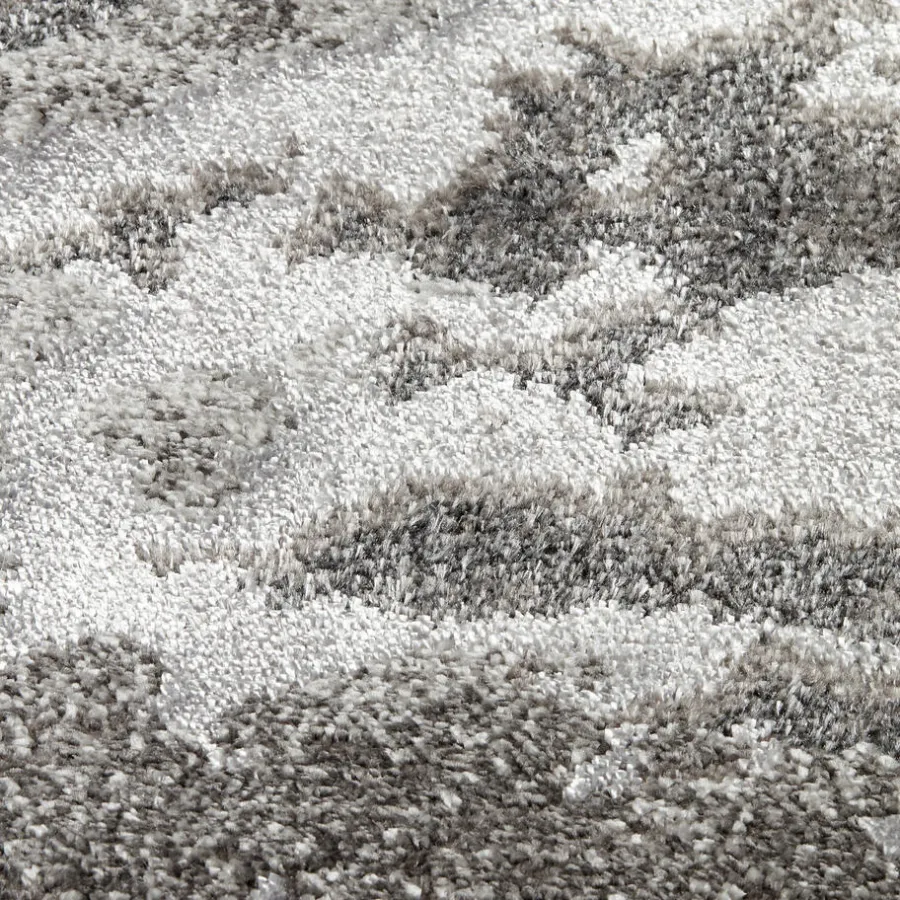 Kwantum Vloerkleden|Vloerkleden Woonkamer*Vloerkleed Darwin Grijs 160x230 Cm 160X230CM