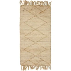Kwantum Vloerkleden|Vloerkleden Woonkamer*Vloerkleed Walker Naturel 60x120 Cm