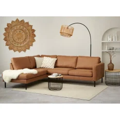 Kwantum Vloerlampen*Vloerlamp Cilen Zwart Bruin