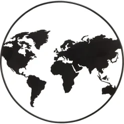 Kwantum Wanddecoratie*Wanddecoratie El Mundo Zwart