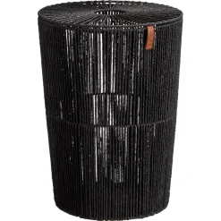 Kwantum Wasmanden*Wasmand Rope Rond Zwart