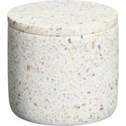 Kwantum Badkameraccessoires*Wattenpotje Terazzo Off-White